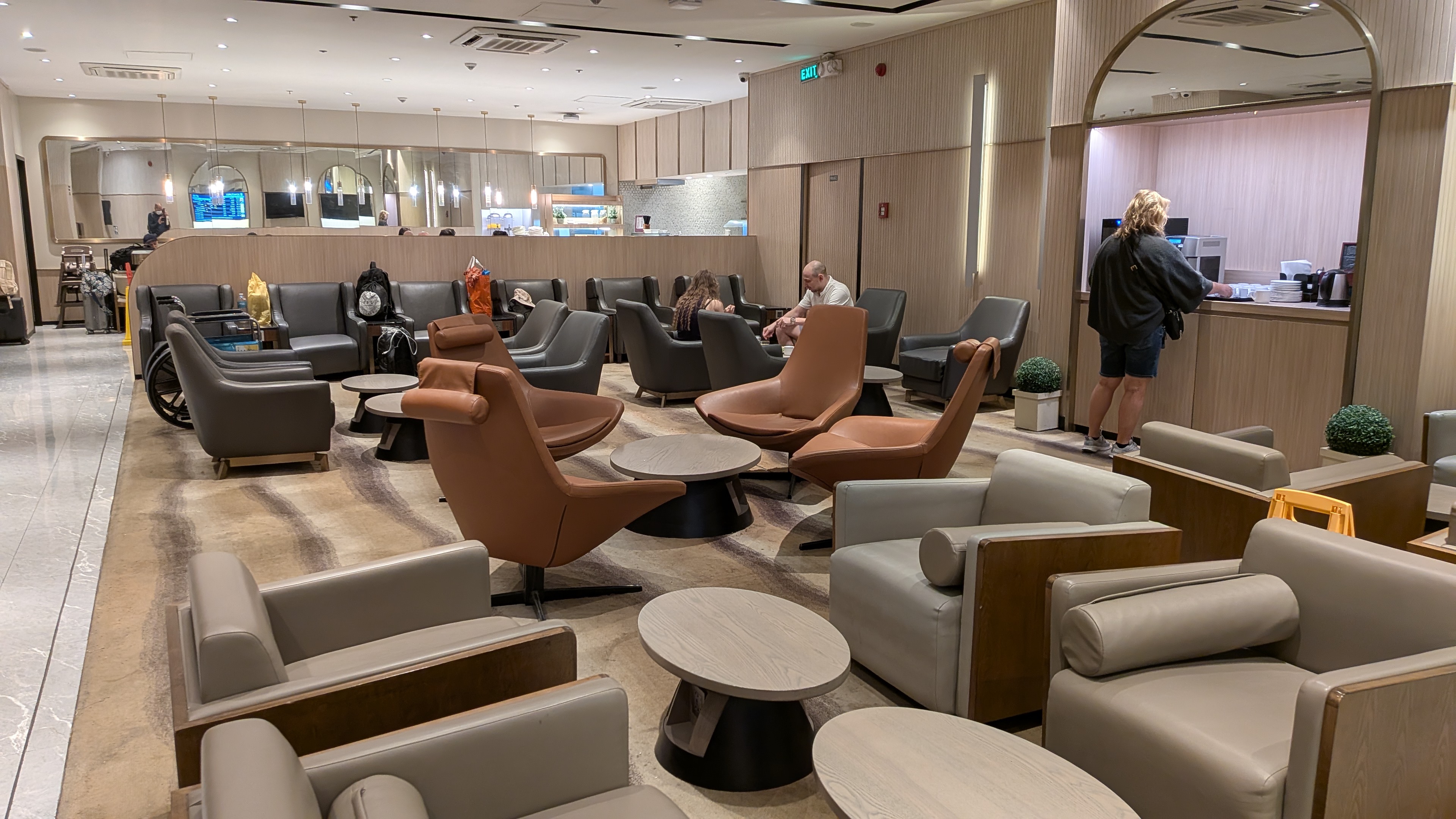 Plaza Premium Lounge seating area at Cebu airport